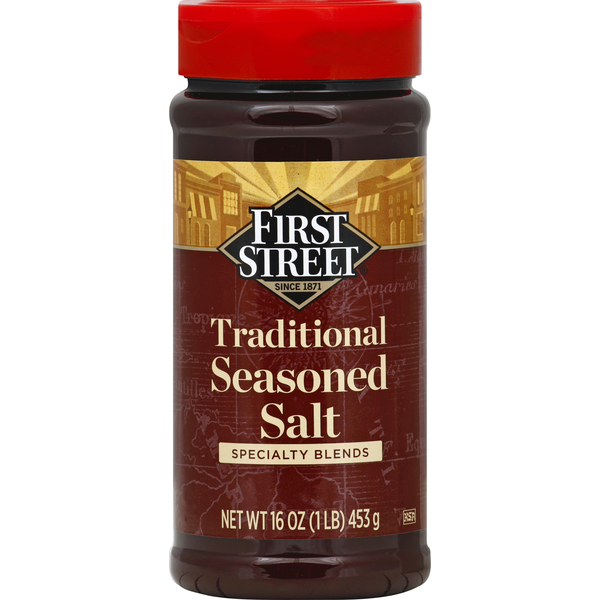 First Street Salt, Traditional, Seasoned