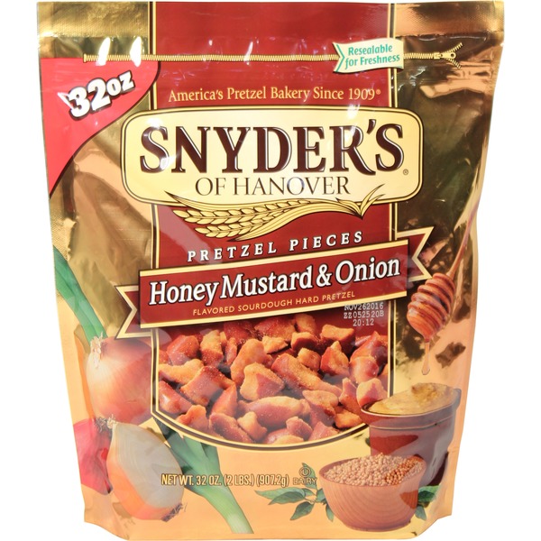 Snyder's of Hanover Honey Mustard & Onion Pretzel (32 oz) from Costco