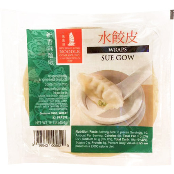 New Hong Kong Noodle Co., Inc. Sue Gow Wraps