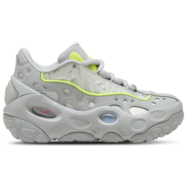 PUMA LaFrance RNR Grade School Shoes, Size 4 - Grey/Yellow