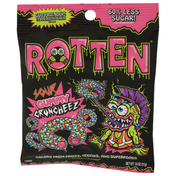 Rotten Sour Gummy Cruncheez Candy