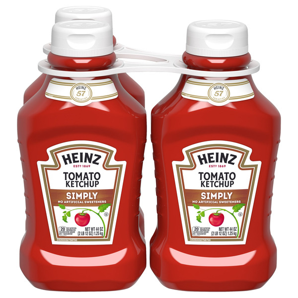 Simply Heinz Ketchup, 3 x 44 oz