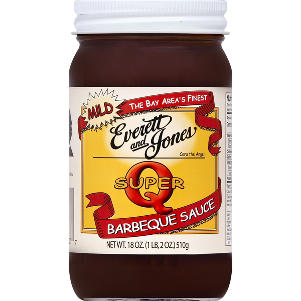 Everett and Jones Barbeque Sauce, Super Q, Mild