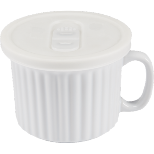 Dash Of That 18-Ounce White Ceramic Soup Mug With Lid (18 oz) from ... Dash Of That 18-Ounce White Ceramic Soup Mug With Lid (18 oz) from ...