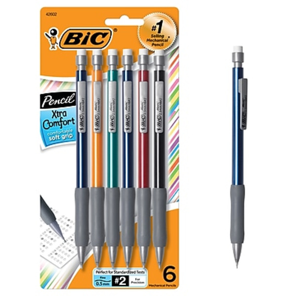 BIC Mechanical Pencils, Fine (0.5 mm), No. 2
