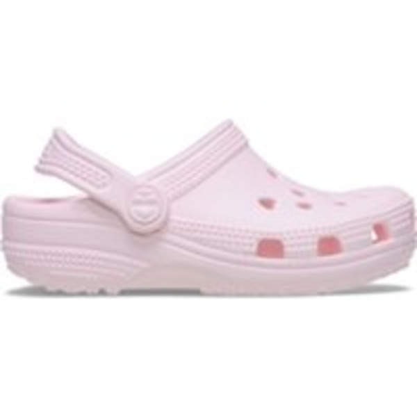 Crocs Toddlers' Hearts Cut Out Classic Clogs, Size 8 - Light Pink 01