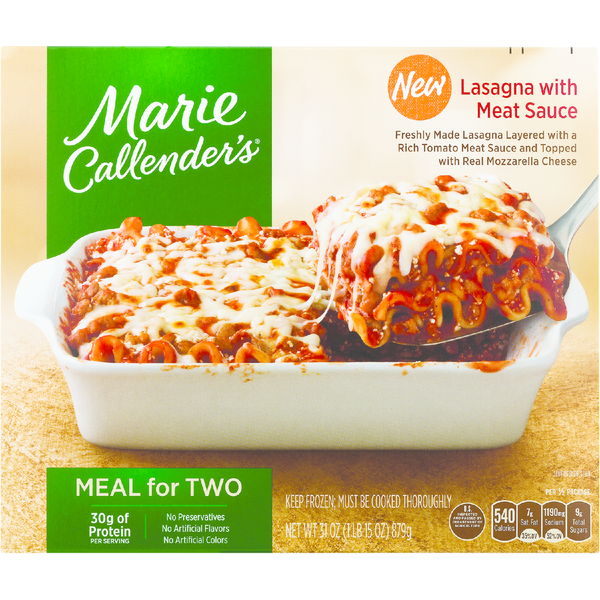 Marie Callender's Lasagna with Meat Sauce With Mozzarella Cheese