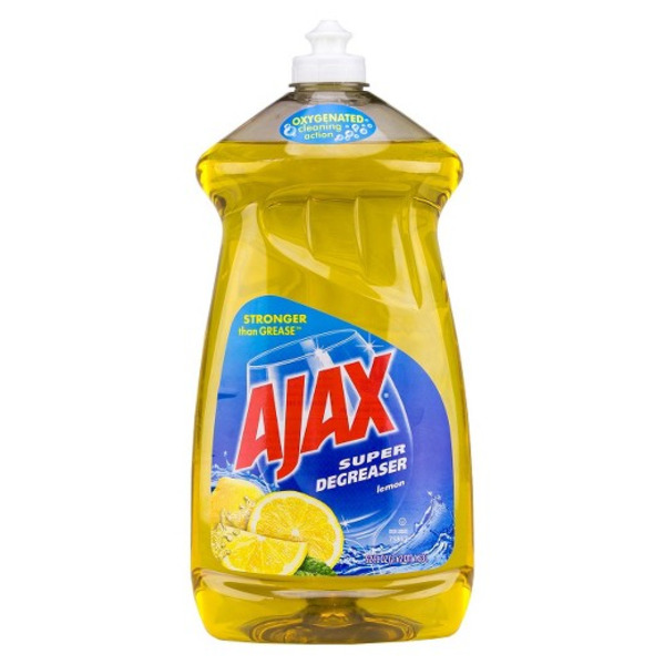 Ajax - Lemon Scented Liquid Dish Soap - 6/52 oz Bottle