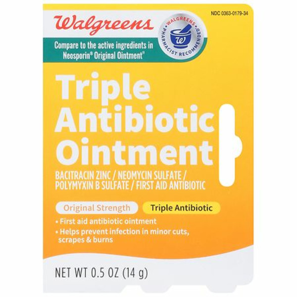 Walgreens Walgreens First Aid Triple Antibiotic Ointment SameDay