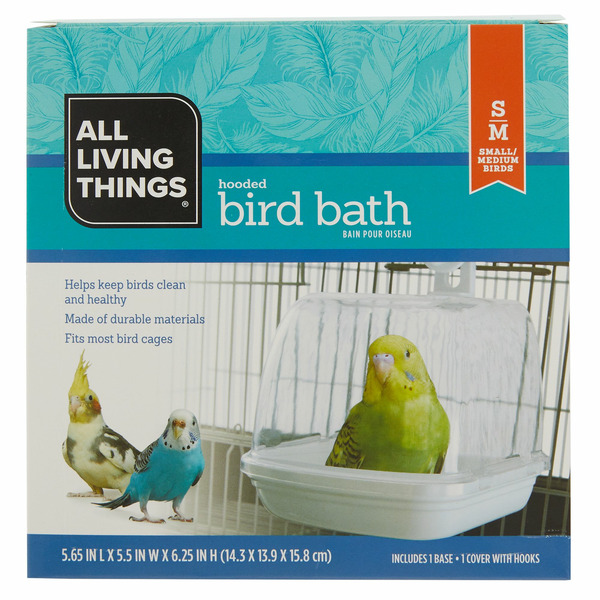 All Living Things Hooded Bird Bath