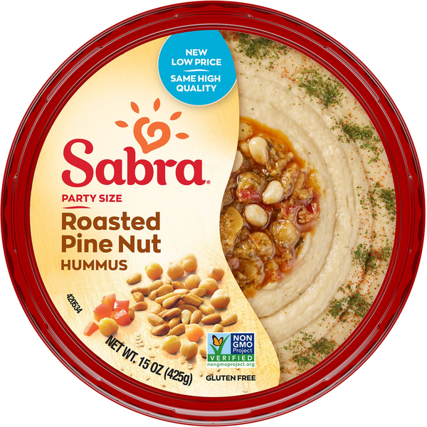 Sabra Roasted Pine Nut Hummus Party Size