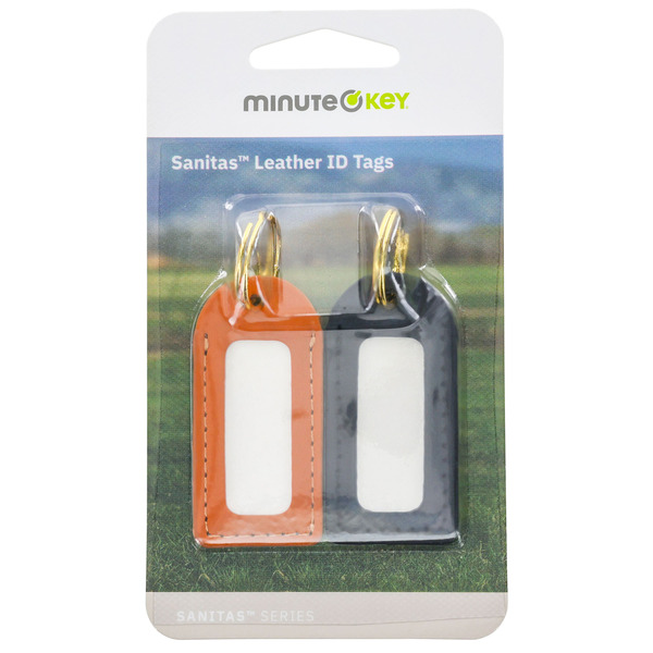 Minute Key 2 -Pack Brown and Black ID tag