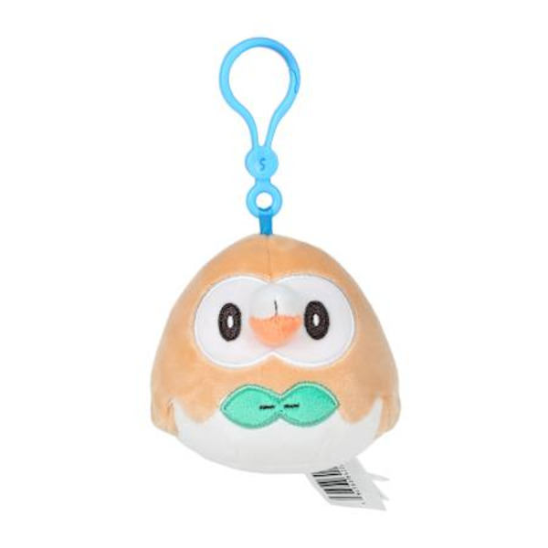 Squishmallows Pokémon Rowlet Clip-On Plush