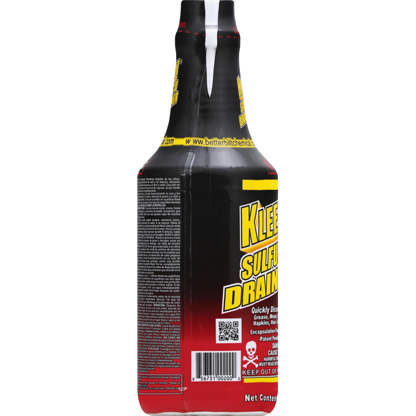 Kleen Out Drain Opener, Sulfuric Acid