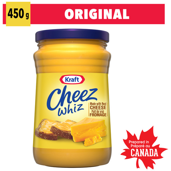 Kraft Heinz CHEEZ WHIZ Cheese Spread Same-Day Delivery