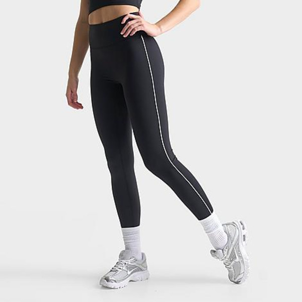 DAILYSZN Women's Active Piped Leggings, S - Black
