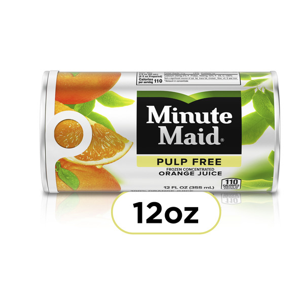 Minute Maid Pulp Free Orange Juice Frozen Concentrate Can Same-Day