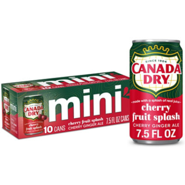 Canada Dry Fruit Splash Cherry Ginger Ale