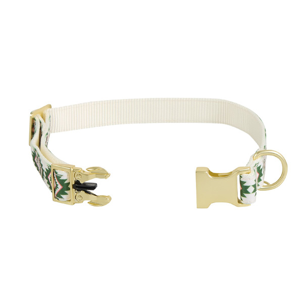 Top Paw Aztec Dog Collar, Large - Green