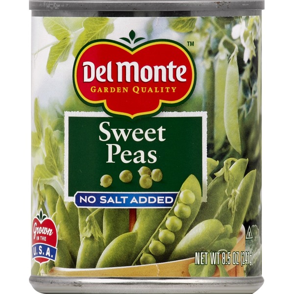 Del Monte Fresh Cut Sweet Peas No Salt Added (8.5 oz) from ...