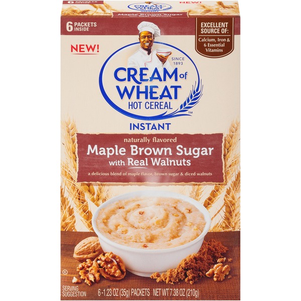 Cream of Wheat Maple Brown Sugar Instant Hot Cereal (1.23 oz) from