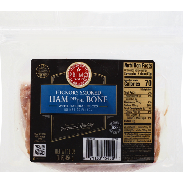 Primo Taglio Ham off the Bone, Hickory Smoked