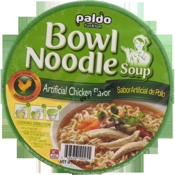 Paldo Soup, Bowl Noodle, Artificial Chicken Flavor (3.03 oz) Instacart
