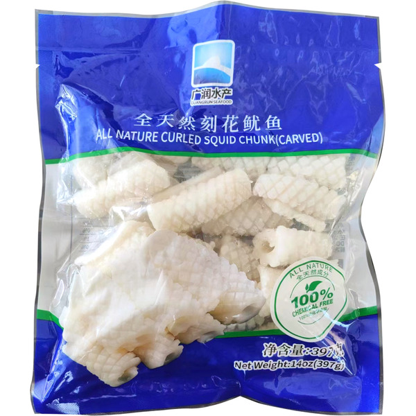 All Nature Curled Squid Chunk