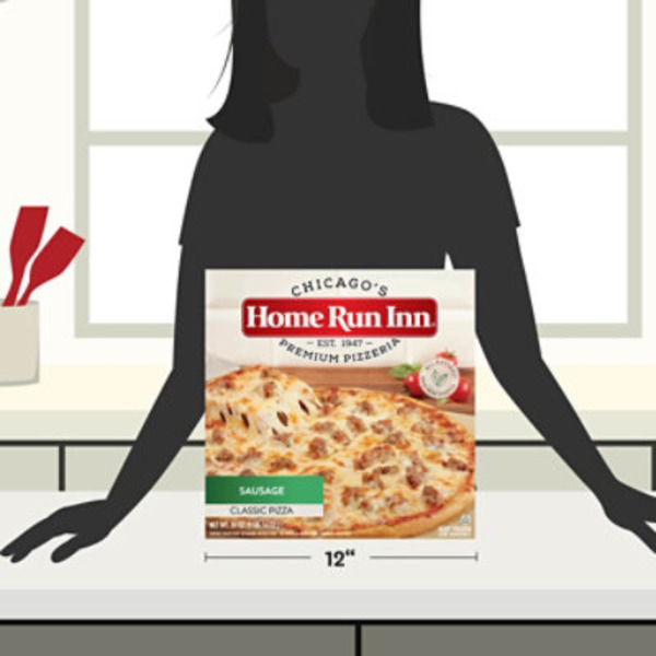 Home Run Inn Family Size Classic Frozen Sausage Pizza