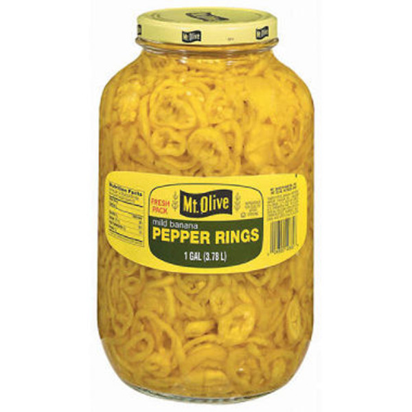 Mt. Olive - Mild Banana Pepper Rings - gallon