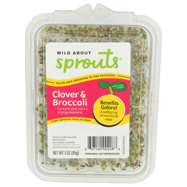 Wild About Sprouts Clover & Broccoli Sprouts