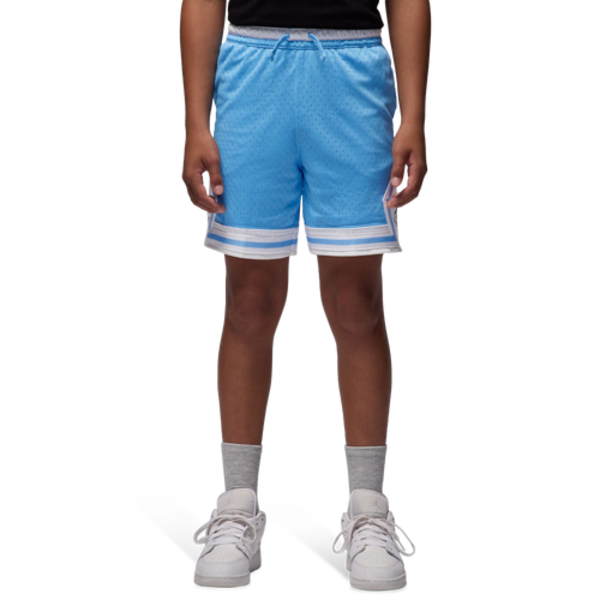 Nike Kids' Dri-FIT Diamond Mesh Basketball Shorts, Small - University Blue