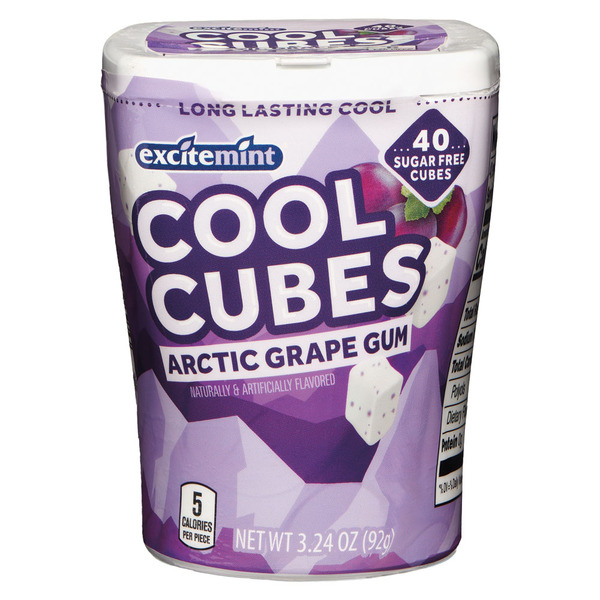excitemint Arctic Grape Cube Gum Same-Day Delivery or Pickup | ALDI