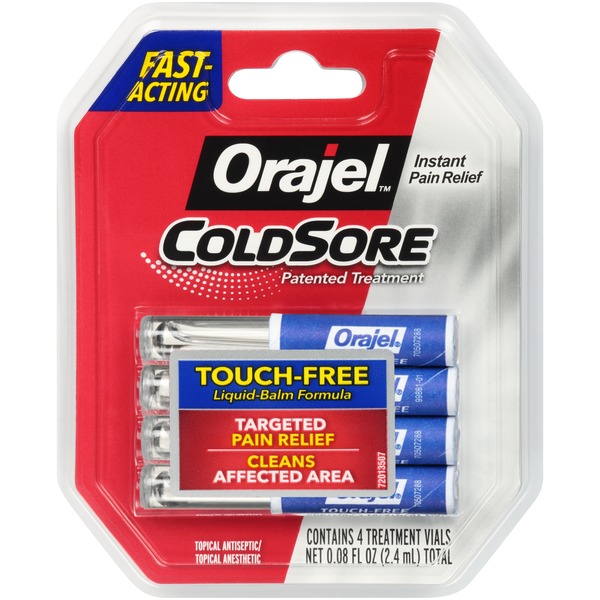 orajel cold sore treatment instant relief  cold sore pain