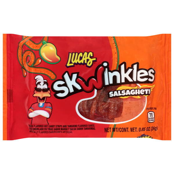 Lucas Salsagheti Mango Flavored Candy Strips