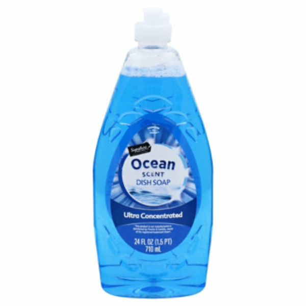 Safeway SIGNATURE SELECTS Dish Soap, Ocean Scent, Ultra Concentrated