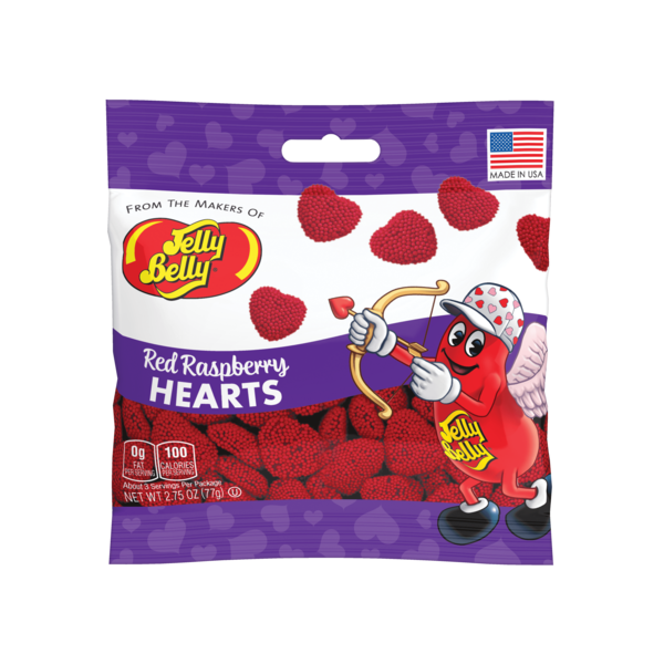 Belly Raspberry Day Jelly Belly Red Raspberry Hearts Same-Day Delivery or Pickup | Gelson's