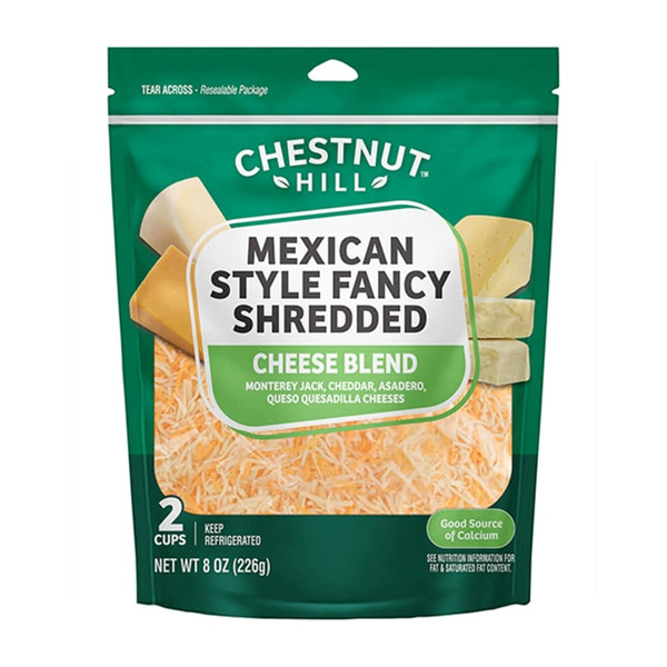 CHESTNUT HILL Mexican Style Four Cheese Finely Shredded Monterey