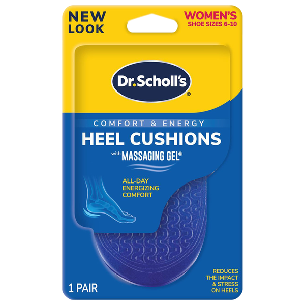 Scholl's Heel Cushions, with Massaging Gel, Women's Same-Day