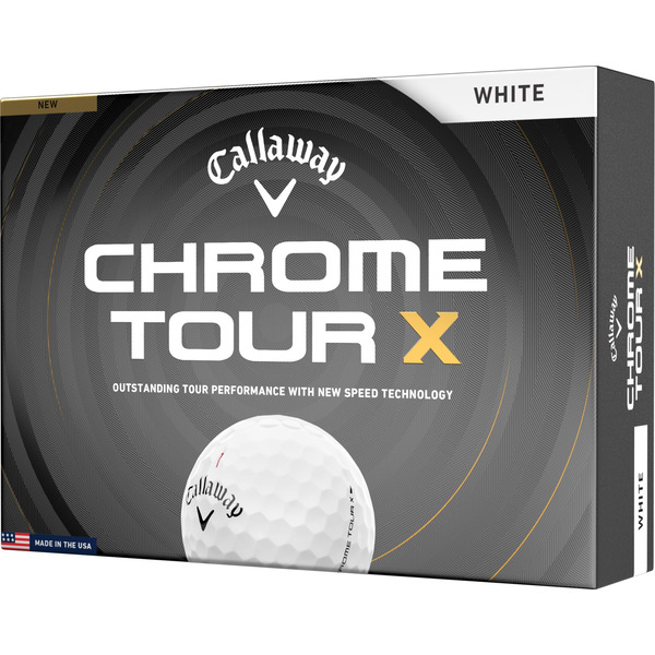 Callaway 2026 Chrome Tour X Golf Balls - White