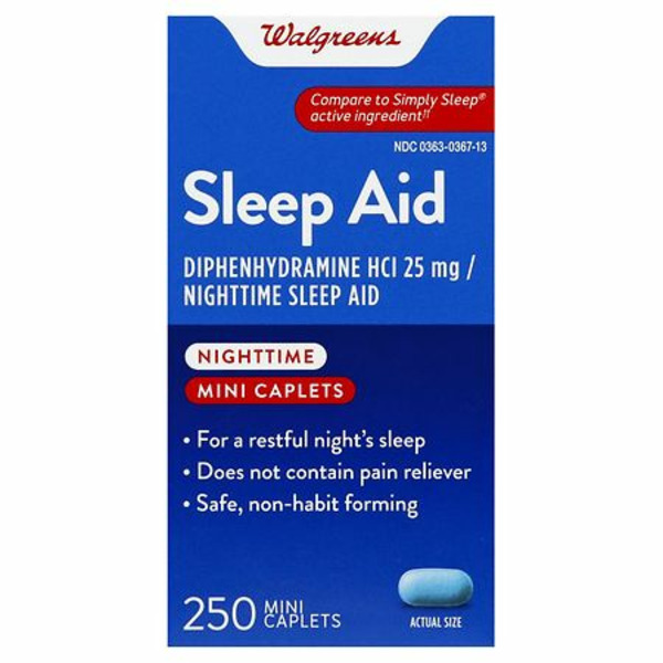 Walgreens Walgreens Nighttime Sleep Aid MiniCaplets SameDay Delivery