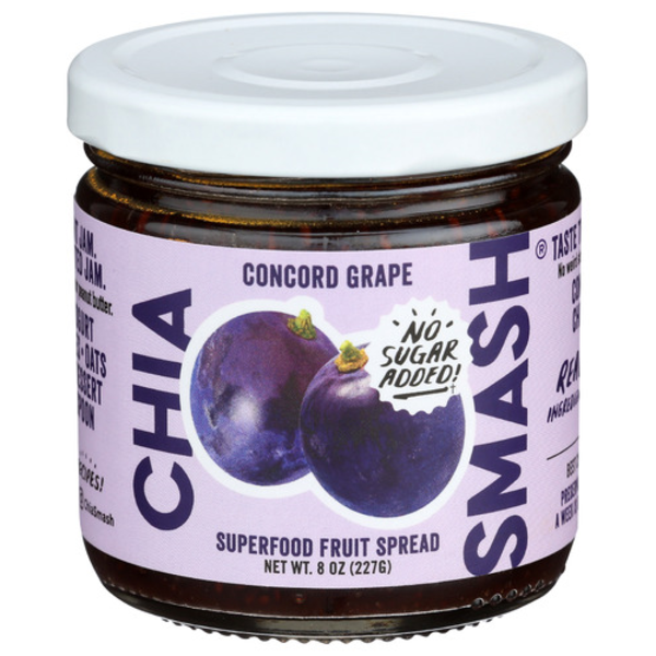 Sprouts Farmers Market Chia Smash Concord Grape Superfood Jam SameDay