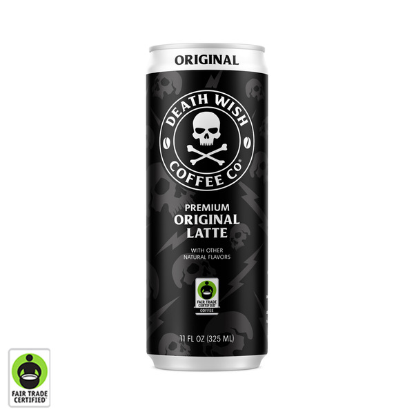 コーヒー Lishou Coffee 6 Cans Death Wish Coffee Co. Premium Original Latte, Cold Brew