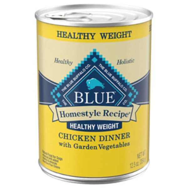 Blue Buffalo Homestyle Recipes Healthy Weight Chicken With Garden Vegetables Wet Dog Food