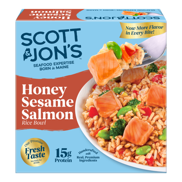 Scott & Jon's Honey Sesame Salmon Bowl, Frozen Meal Same-Day