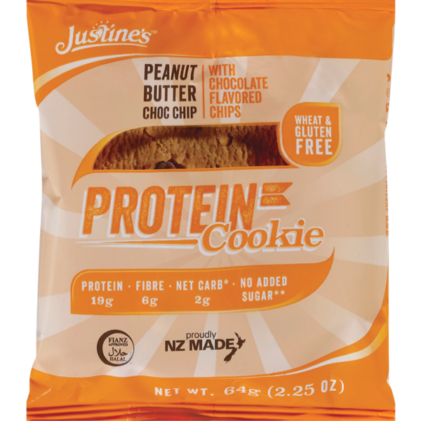 Justine's Peanut Butter Chocolate Chip Protein Cookies (each) from CVS
