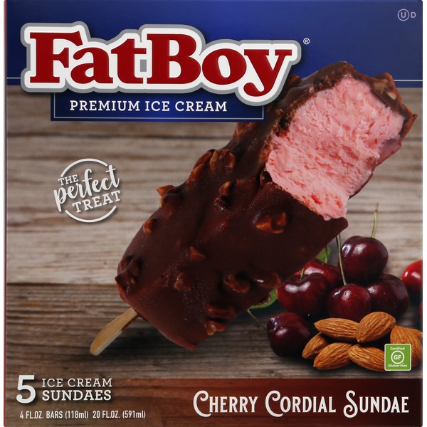 FatBoy Ice Cream Sundae, Cherry Cordial (4 fl oz) Instacart