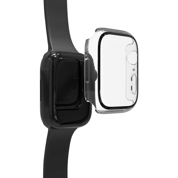 ZAGG InvisibleShield Clear Glass Elite 360 Integrated Bumper & Screen Protection for Apple Watch Series 7, 8, 9 & SE, 4, 5 & 6