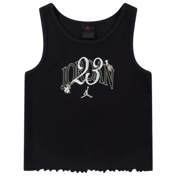 Jordan Girls' Flower of Friendship Tank, S - Black