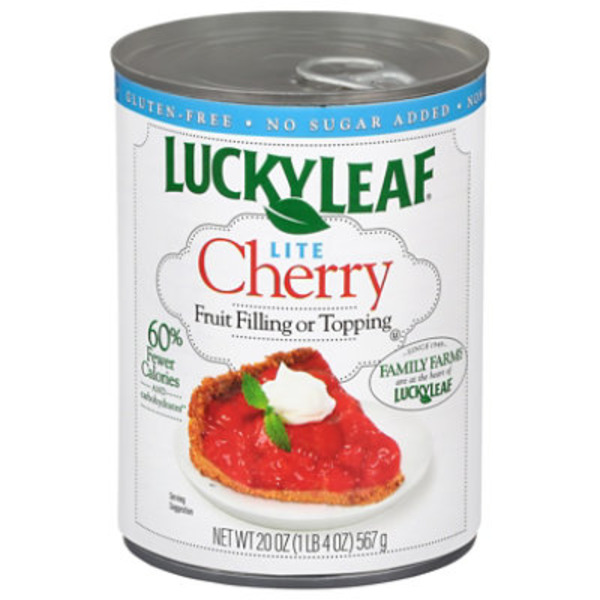 Lucky Leaf Lite Cherry Fruit Filling
